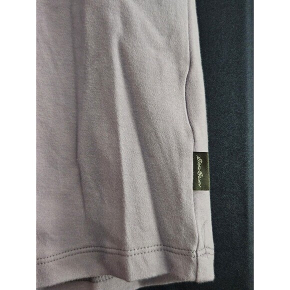 Eddie Bauer Ladies Light Purple Dusk Short Sleeve V-Neck Tee Size Small - Picture 2 of 7